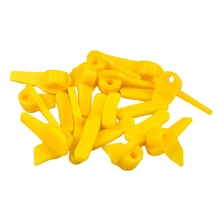 20 pces 53mm trocador de pneus parte montagem em náilon desmontar cabeça pato inserir aro protetor