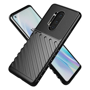 

200pcs/lot Thunder Series Case Anti-Shock Rugged Armor Flexible Cover For OnePlus 8 Pro