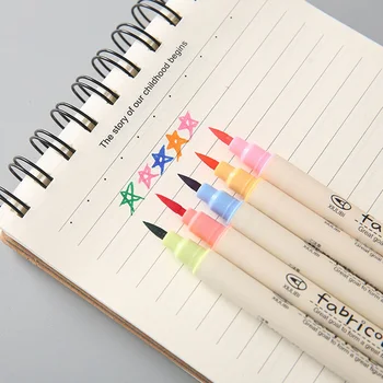 

10 Color Calligraphy marker pen set for kids School painting drawing brush pens Stationery gift School supplies