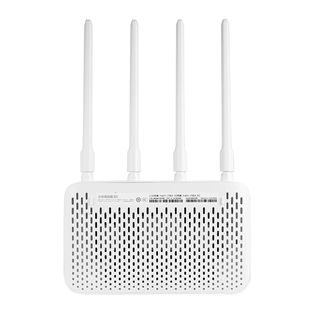 Xiaomi Wireless Router 3G V2 1167Mbps WiFi Repeater 4 Antennas wifi router 2.4G/5GHz Dual Band 128MB DDR3 Memory APP Control