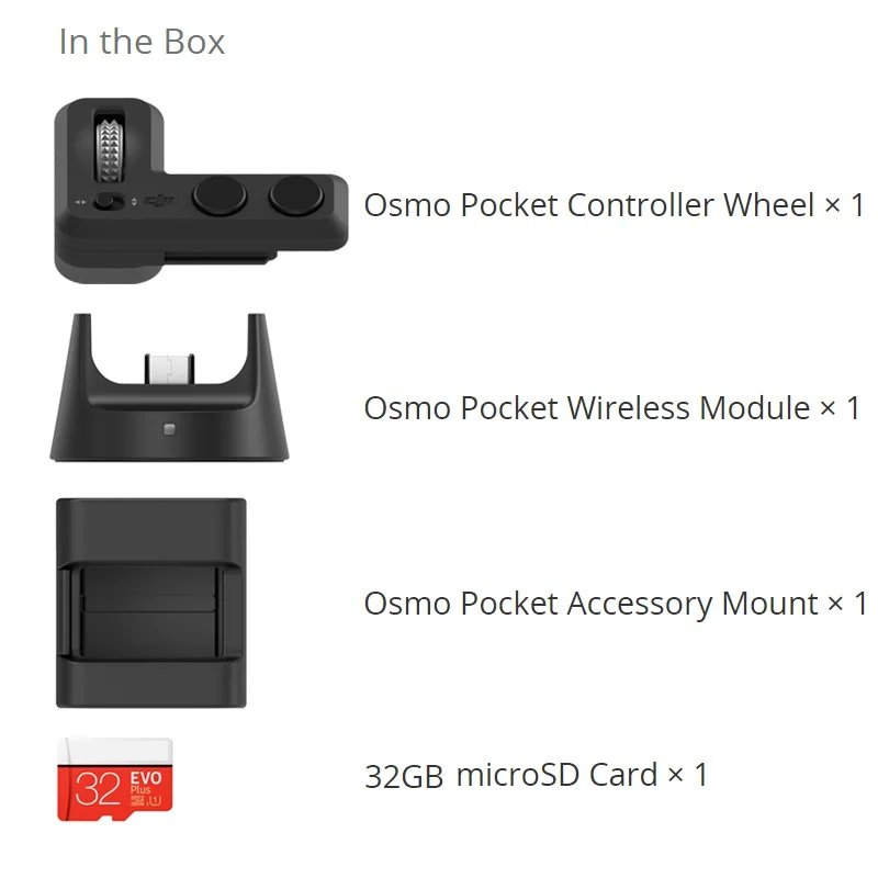 

for DJI Professional High-quality Pocket Expansion Kit Controller Wheel Wireless Module Mounting Accessory
