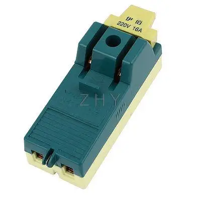 HK18-16/2 однофазный Электрический выключатель питания зеленый 220V 16A