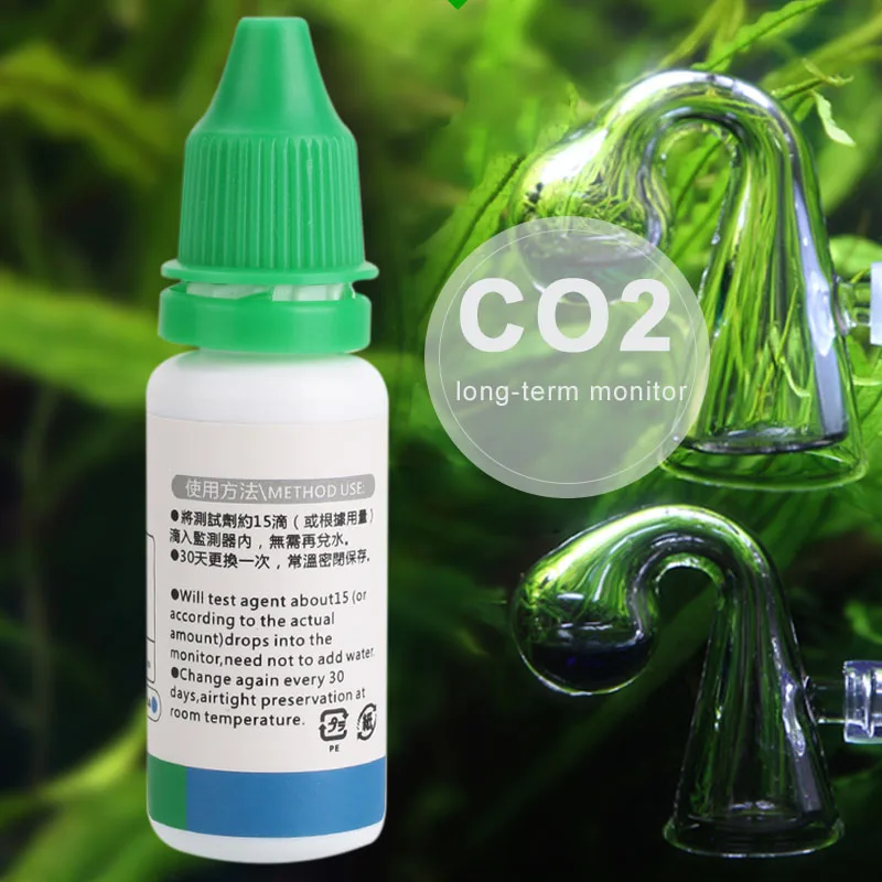 Прочный Аквариум CO2 инструмент белый обесцвечивание аквариум углекислый газ Тропические рыбы Домашние животные 15 мл CO2 PH инструмент обнаружения