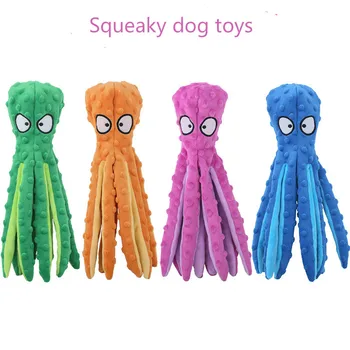

Dog Toys Squeaking Cat Toy Pet Toys Fleece Squeak Toys Octopus Christmas Pet Toys Big Dog Small Dog Training pet supplies