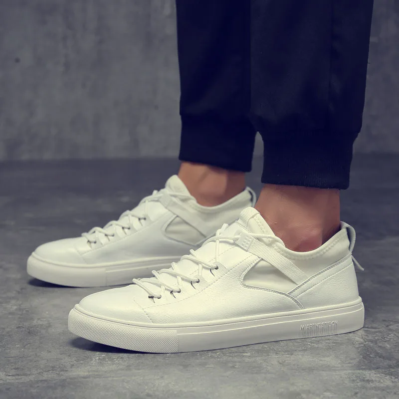 

Trend Men's Korean-style Fashion New Style Casual Students MEN'S SHOES Shoes White Shoes Fashion Model 568-b
