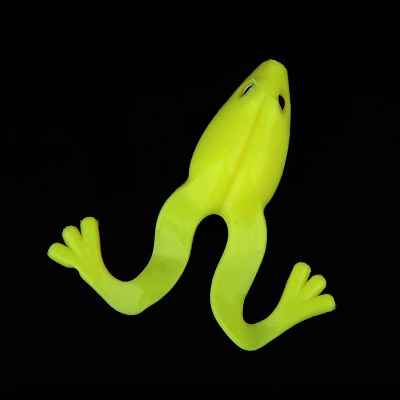 ARDEA 10pcs Fishing Frog Lure Silicone winter fishing sinking Soft Bait Worm plastic Isca bass Pesca wobbler soft frog lure
