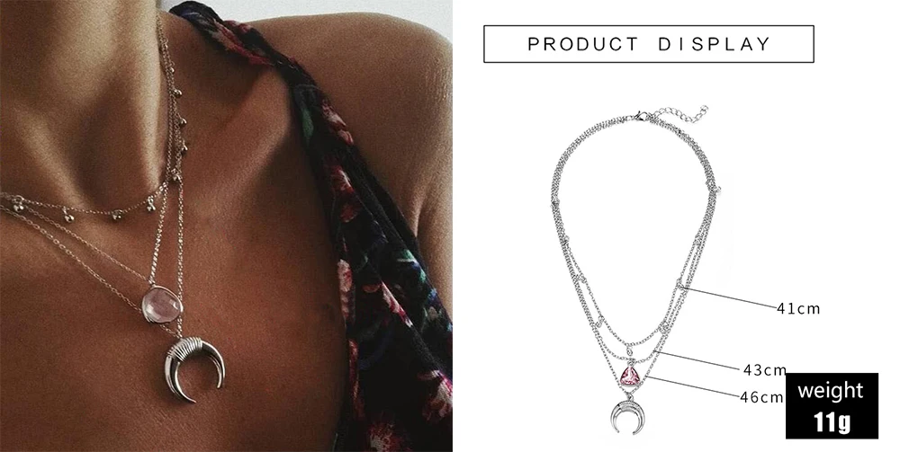 24 Styles Bohemian Multi Layer Pendant Necklaces For Women Fashion Golden Geometric Charm Chains Necklace Jewelry Wholesale 11 24 Styles Bohemian Multi Layer Pendant Necklaces For Women Fashion Golden Geometric Charm Chains Necklace Jewelry Wholesale