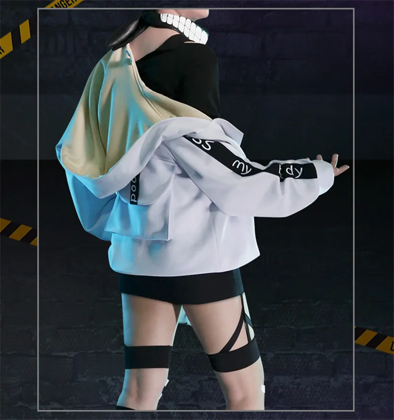 My Hero Academia Himiko Toga Coat Skirt Full Set Synthetic Wig 