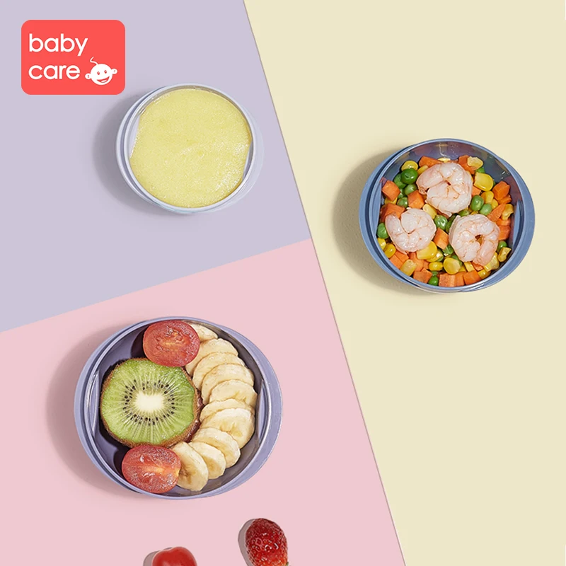 Babycare 3 шт. детская пищевая добавка чаша для детского питания мультфильм анти-осень холодильная портативная детская посуда чаша