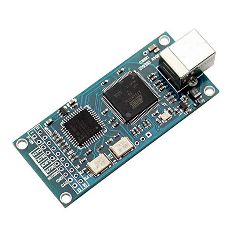 ATSAM3U1C XC2C64A для Amanero USB цифровой интерфейс IIS Интерфейс ЦАП Декодер доска Поддержка DSD512 32Bit 384K I2S DSD Выход