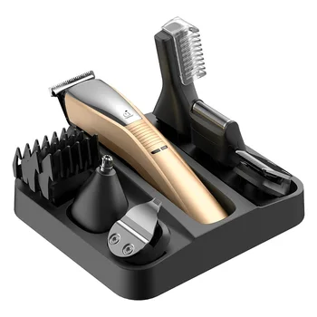 

Multifunctional six-in-one electric hair clipper LI-5050 rechargeable electric fader nose hair trimmer shaver shaving device