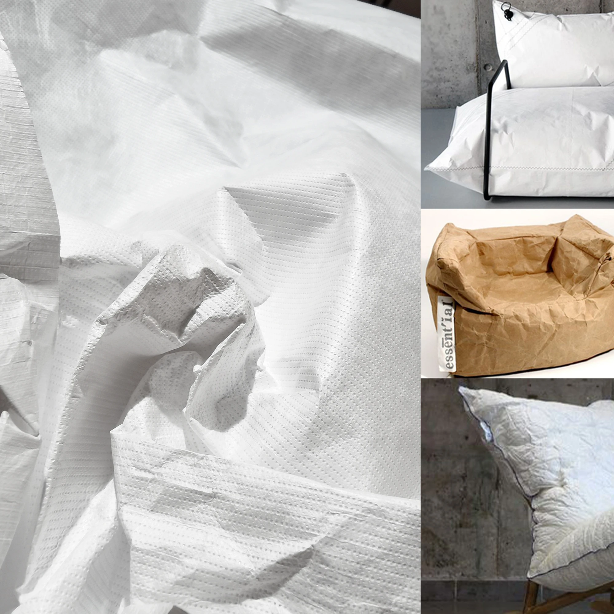 0,17 мм/0,27 мм импортная DuPont бумажная ткань/Tyvek моющаяся дышащая бумага рваная не рваная Сумка дизайнерская ткань оптовая продажа