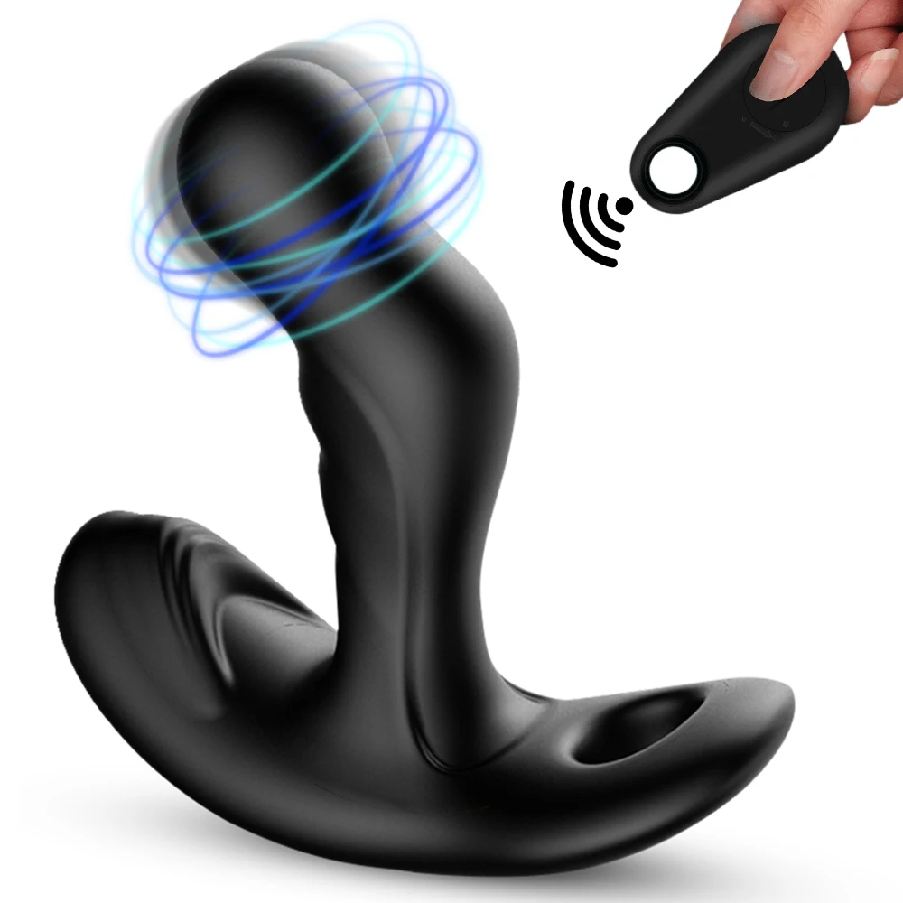 360° Rotating Prostate Massager Dual Motors Vibrator Wireless Remote Control Anal Plug Masturbator Adult Sex Toys for Woman Man | Красота и