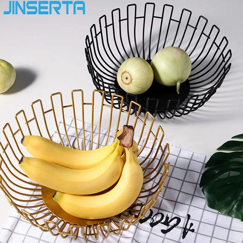 JINSERTA металлическая корзина для хранения дома гостиная Фруктовый Хлеб торт-закуска корзина для мелочей органайзер для декора подарки