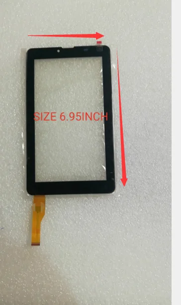 Черный Новый сенсорный экран Сенсорная панель дигитайзер стекло Сенсор Замена