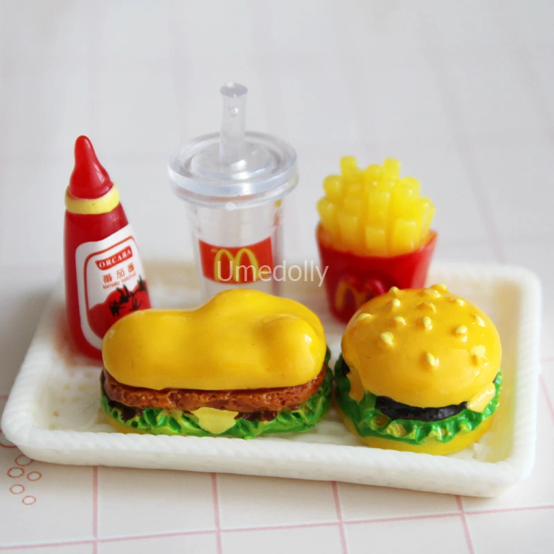 Mini 1/6 Miniature Dollhouse Hamburger Coke Cup Fast Food for Blyth Barbies Doll House Play Kitchen Ice Cream Accessories Toy 3 Mini 1/6 Miniature Dollhouse Hamburger Coke Cup Fast Food for Blyth Barbies Doll House Play Kitchen Ice Cream Accessories Toy 3