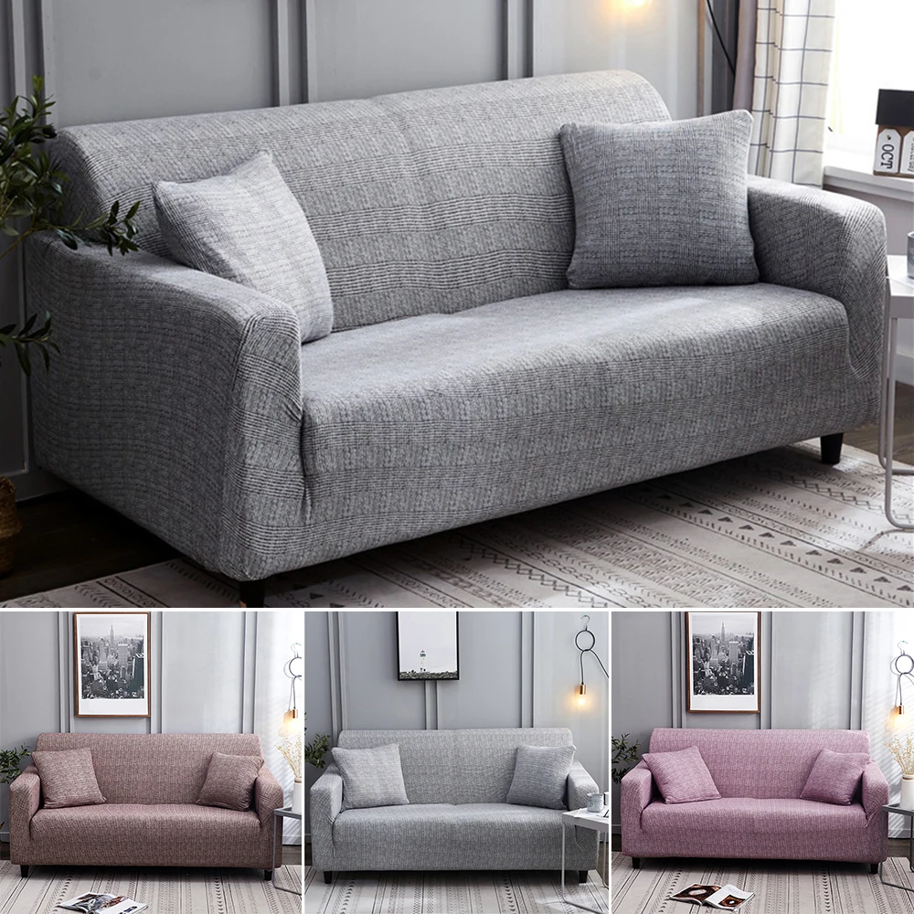 1/2/3 Seater стул для столовой диванных чехлов диване Чехол протектор однотонные Цвет защищает мебель для домашнего декора