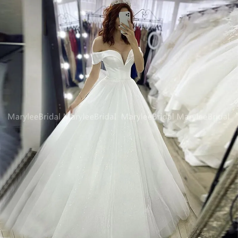 Wedding Dress With Sparkle Tulle ...