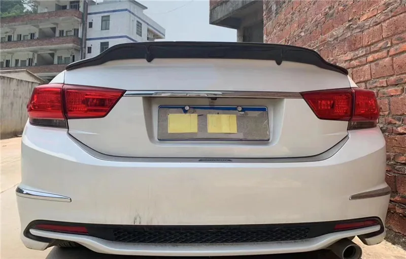 Для карбоновый спойлер Honda accord-евро 14, 15, 16, 17, задняя губа задний спойлер высокое качество цвет заднее крыло TSX хвост автомобильные аксессуары
