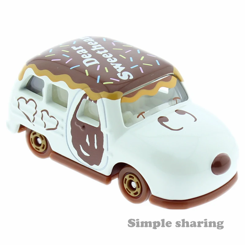 Takara Tomy Tomica Dream Deries SP арахис Snoopy Valentine автомобильные популярные детские игрушки