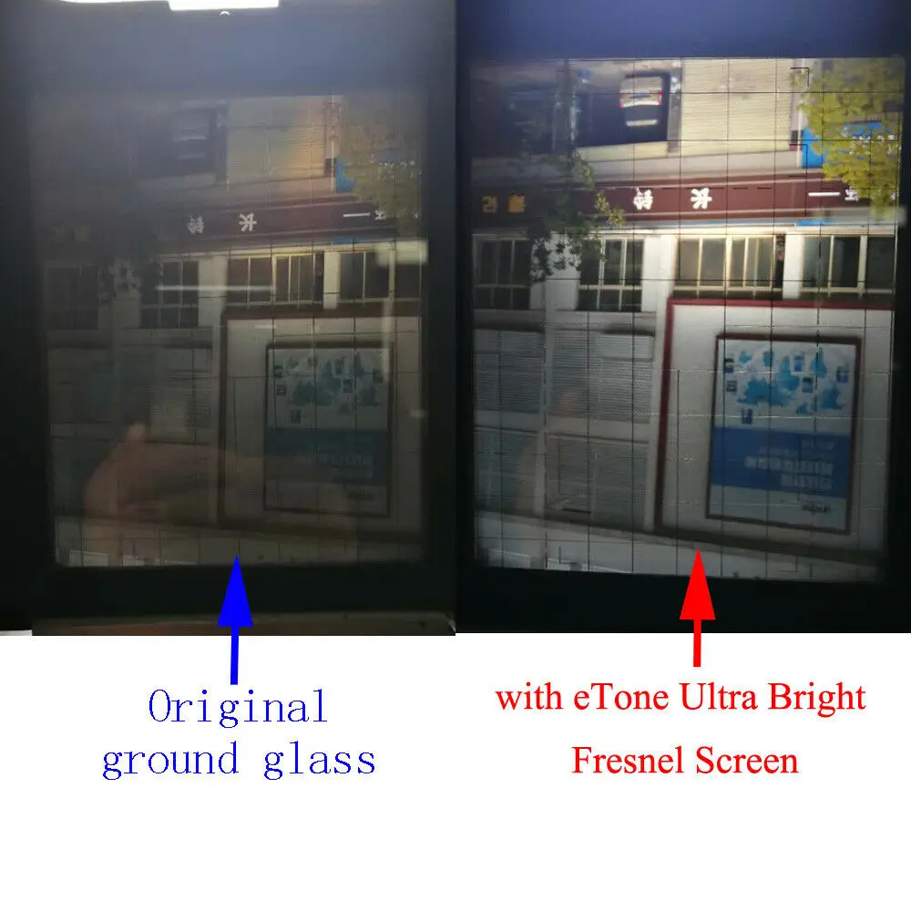 Экран объектива eTone Ultra Super Bight Fresnel для камеры Linhof Toyo Wista Tachihara 4x5
