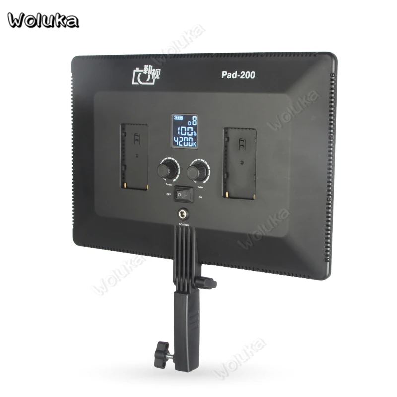 Светодиодная панель с адаптером питания 1412LM 3200-5600K Dimmable display фотография для фотостудии освещения CD50 T10