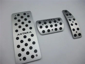 

Auto Accessories Aluminium car pedals For Opel Antara AT Accelerator Pedal Brake Pedal Footrest Pedal
