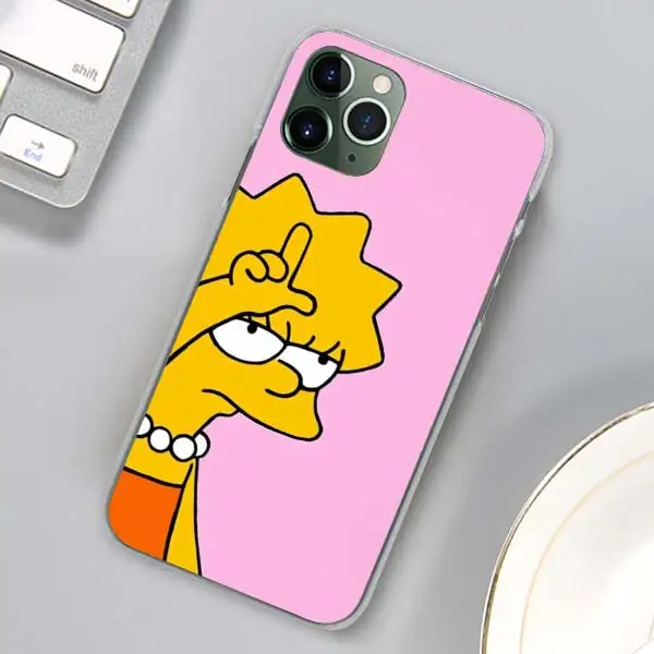H08 Чехлы Homer J. Simpson для Apple iPhone 11 Pro Max X XR XS MAX 11 Pro 7 8 6 6s Plus 5 5S SE жесткий чехол - Цвет: H08