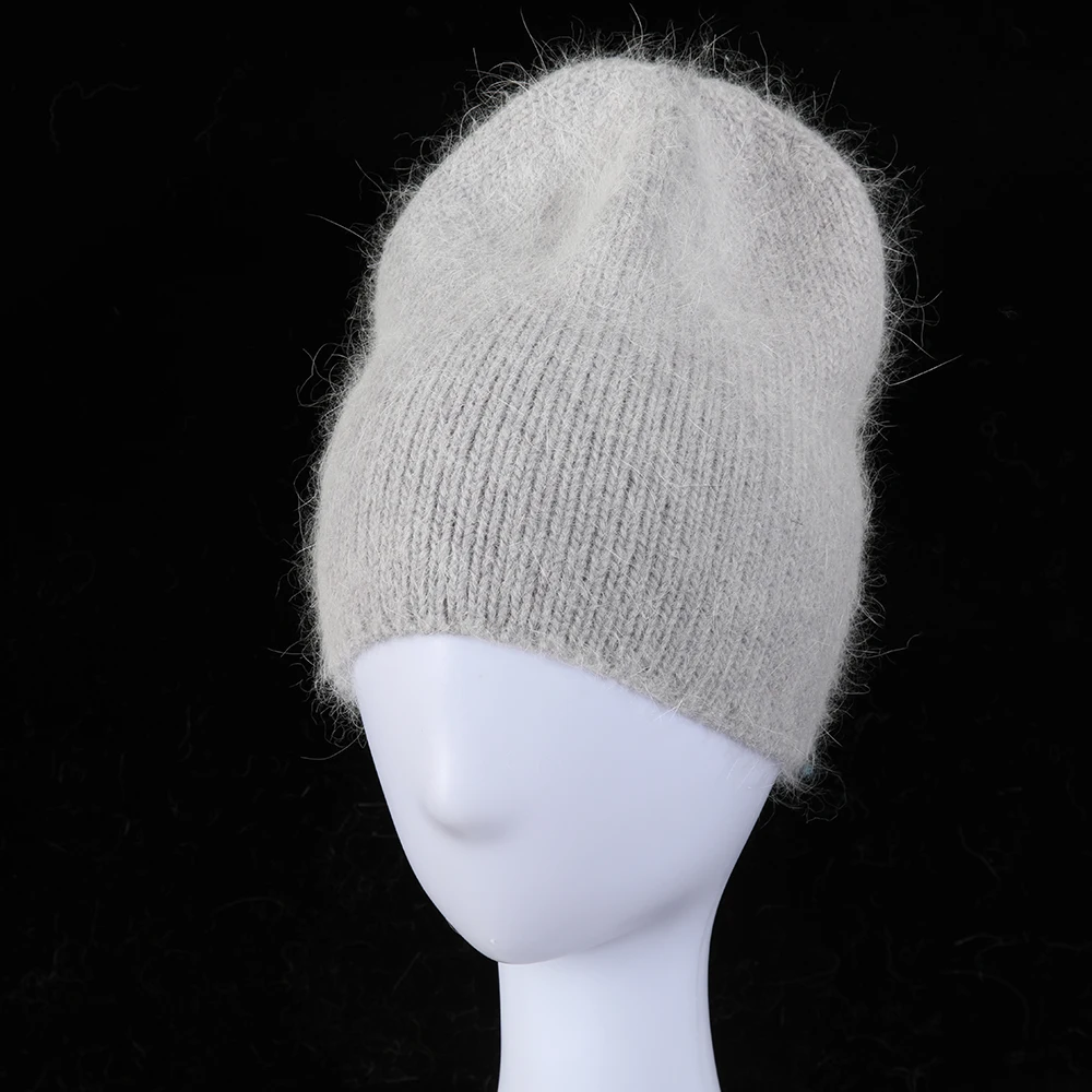 2026 Neue Hasenfell-Mode Winter- und Herbst-Damenmütze, Neuerscheinung, Beliebte Damen-Beanie-Mütze, Hochwertige Modische Strickmützen – Detail 13