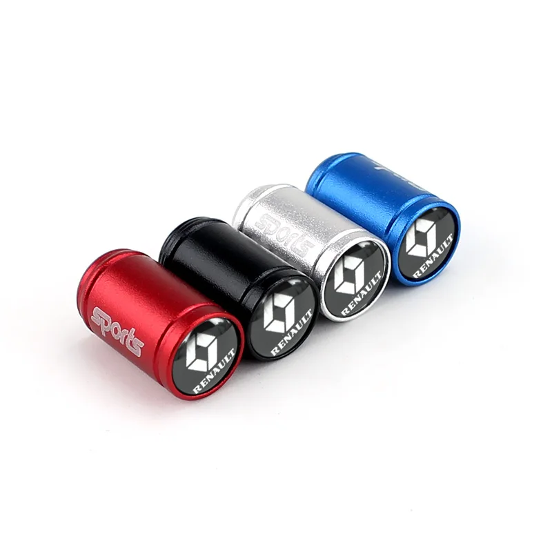 Car Wheel Tyre Stem Valve Airtight Cover Caps Auto Accessories For Renault Captur Koleos Fluence Megane Talisman Latitude Scenic |