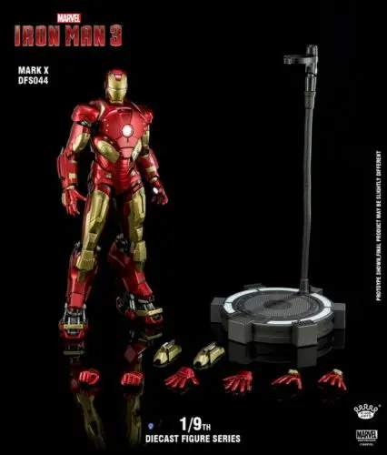 King Arts DFS044 1/9th Железный человек Mark10 Ultimate Alltronic Рисунок Модель игрушки из металла