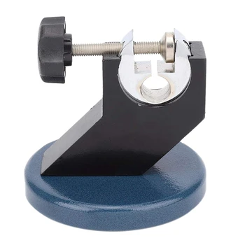 

Precision Micrometer Holder Stand, Adjustable Cast 0-100mm Micrometer Stand Bracket Round Base for Screw-Thread Outside Micromet