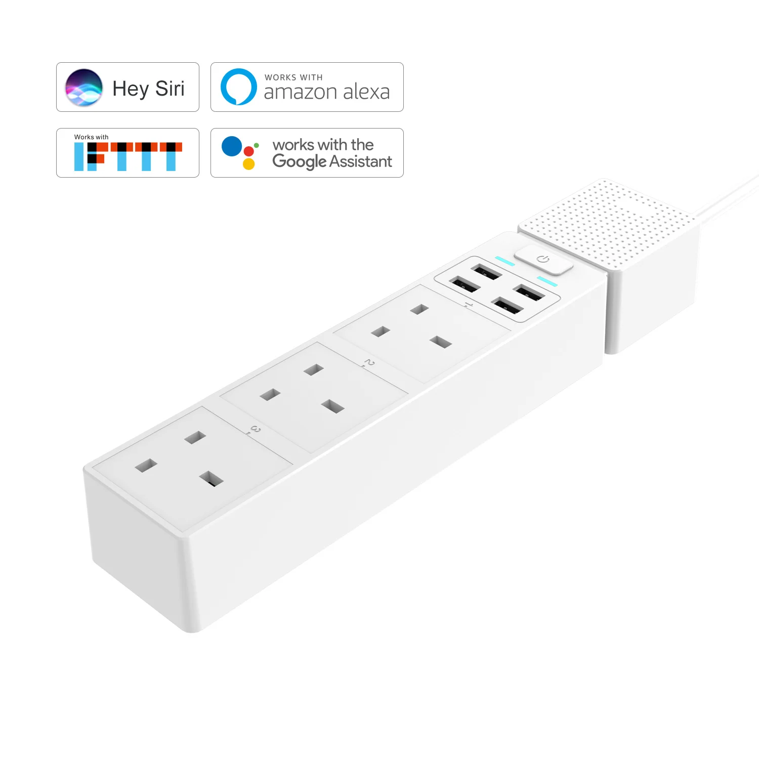 Wifi Smart power Strip Защита от перенапряжения электрический удлинитель с usb-гнездами пульт дистанционного управления с Homekit Siri Alexa Google Home