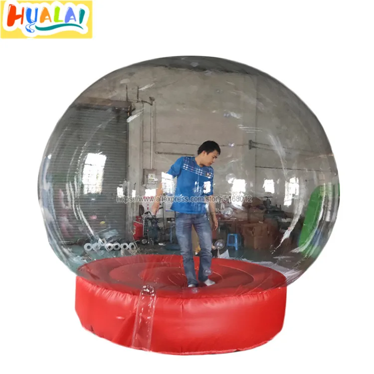 

giant Christmas decoration 2019, inflatable snow globe,Clear Showroom Tents,inflatable snowflake ball Photo Booth bouncy castle