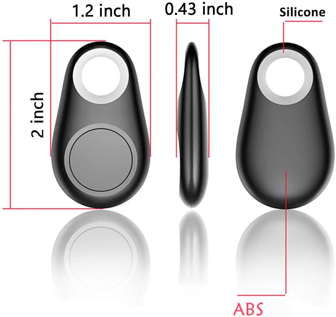 5 Pack Smart GPS Tracker Key Finder Locator Wireless Anti Lost Alarm Sensor Device for Kids Dogs Car Wallet Pets Cats Motorcycle