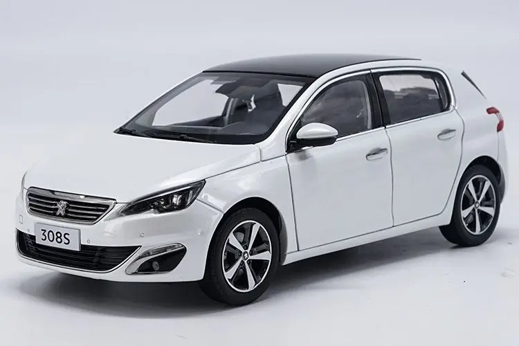 Авторизованный подлинный 1:18 peugeot 308S хэтчбек литой металлический автомобиль модель Классические игрушки модель автомобиля для подарка - Цвет: White