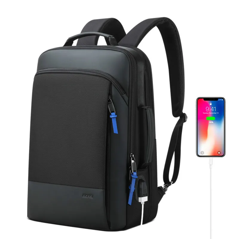 

2019 men's backpack can be extended backpack men's water repellent laptop backpack computer backpack