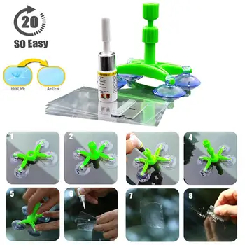 

Car Glass Repair Tool Windscreen Windshield DIY Kit Wind Glass For Chip Crack Car Windshield Repair Auto Glass Repair Tools Set