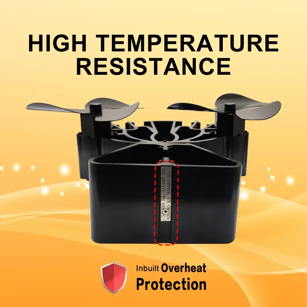 Новый Тип Термальность Мощность вентилятор печи 6 лезвия бытовой охраны