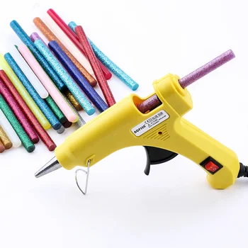 

DIY hot melt glue gun multiple colors can make handicrafts at home convenient and simple best product
