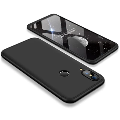 Black Huawei P20 Lite чехол Nova 3e чехол для телефона Capa жесткий защитный P20lite задняя крышка для huawei P20 Lite P30 Pro Чехол для телефона - Цвет: Black