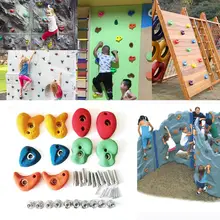Holds-Grip-Kits Child Stones Screws Climbing-Equipment Hand-Feet Rock 10x10x5cm Plastic