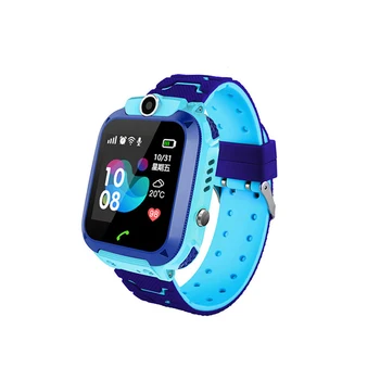 

Waterproof Q12 Smart Watch Multifunction Children Digital Wristwatch Baby Watch Phone for IOS Android Kids Toy Gift Blue