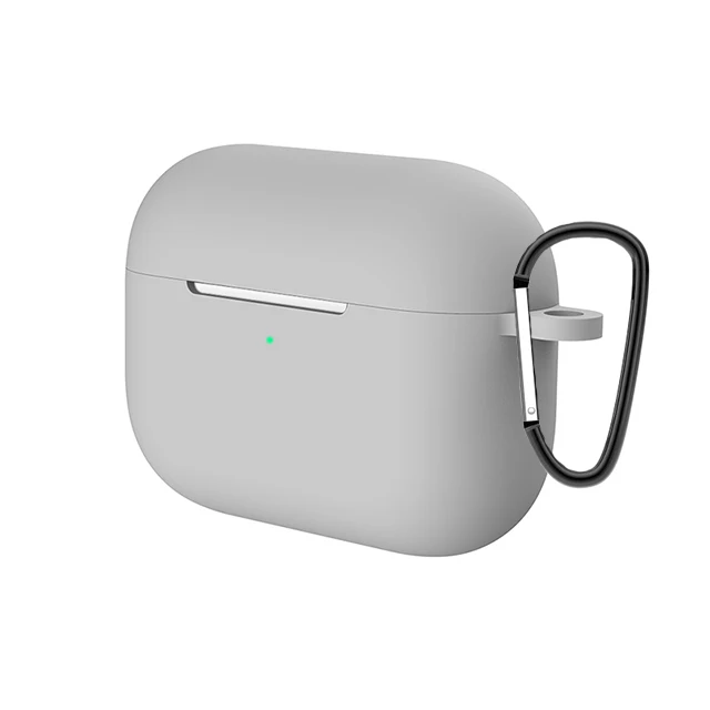 Защитный чехол, силиконовый чехол для Apple Airpods Pro TWS, Bluetooth наушники, мягкий силиконовый чехол для Airpods 3, защитный чехол s - Color: Gray hook