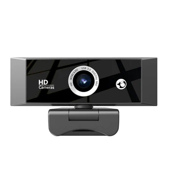 

USB 2.0 Light Correction Plug And Play Calling Built In Microphone 1080P HD Wide Angle CMOS Desktop Laptop PC Computer Webcam