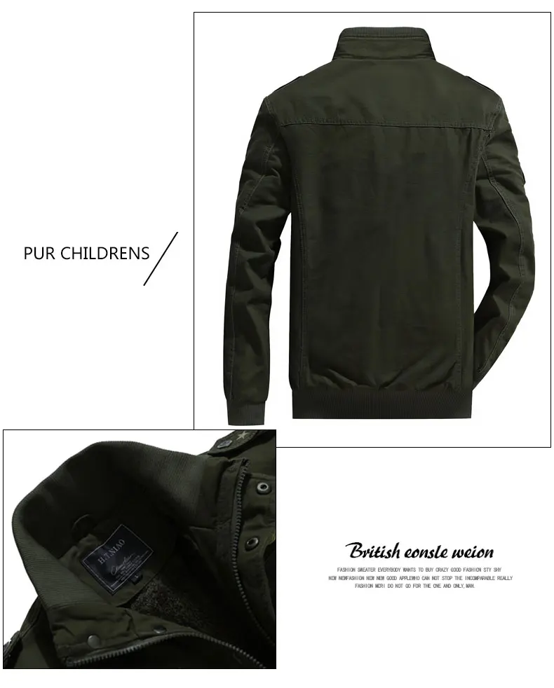 Warm Mens Jackets and Coats New Fashion Male Outerwear& Coats Winter Motorcycle Jacket Men Casual Army Outdoors Clothes