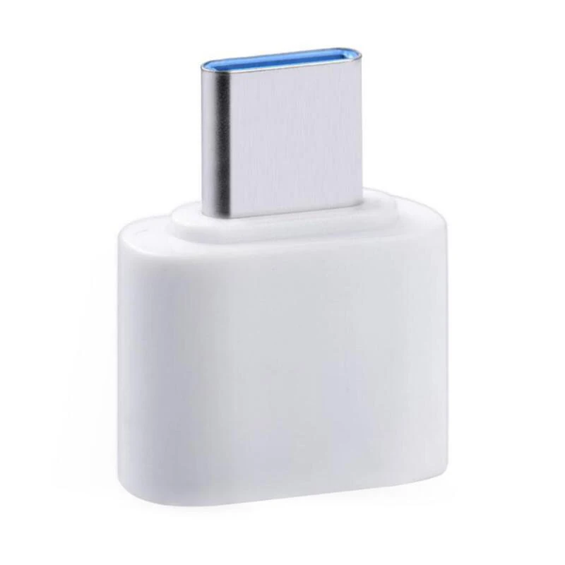 100 шт./лот USB 3,0 конвертер в type C USB-C порт адаптер USB устройства для мобильного телефона планшета Мышь Клавиатура U диск и т. Д - Цвет: Белый