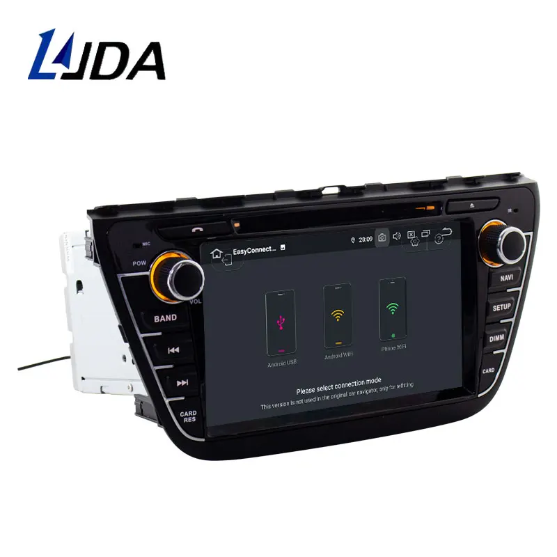 LJDA Android 9,0 автомобильный dvd-плеер для Suzuki SX4/S Cross 2013- gps Навигация стерео 2 Din автомагнитола 4G+ 64G Мультимедиа DSP