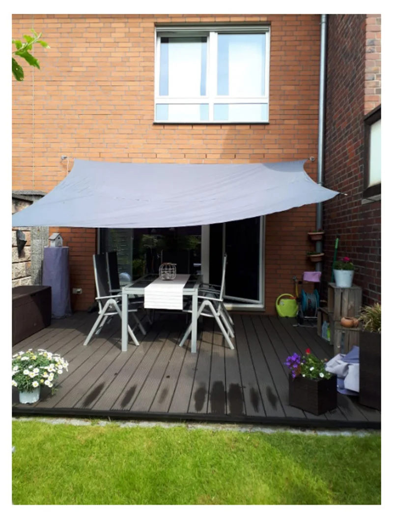 Square Rectangle Shade Sail Outdoor Garden Waterproof UV Block