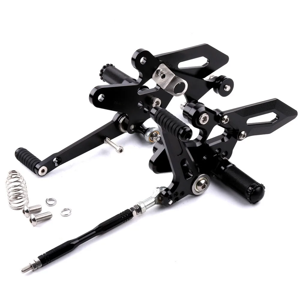 YZF R3 R25 ЧПУ регулируемый задний Набор Rearsets Подножка для Yamaha YZF-R3 YZF-R25 подставка для ног